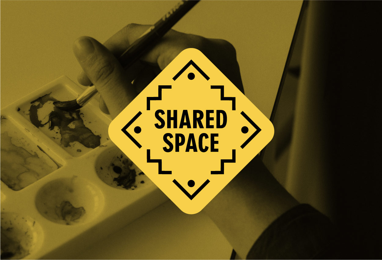 Women's Creative Company and Shared Space logos