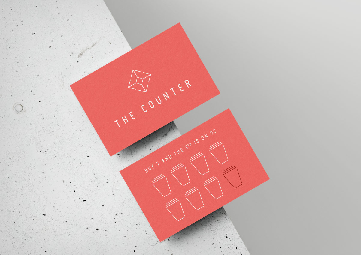 The Counter business cards
